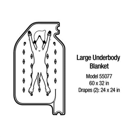 3M ARIZANT BAIR HUGGER Animal Warming Blanket, Underbody, Long, 10/cs. MPN: 55077 - Image 2