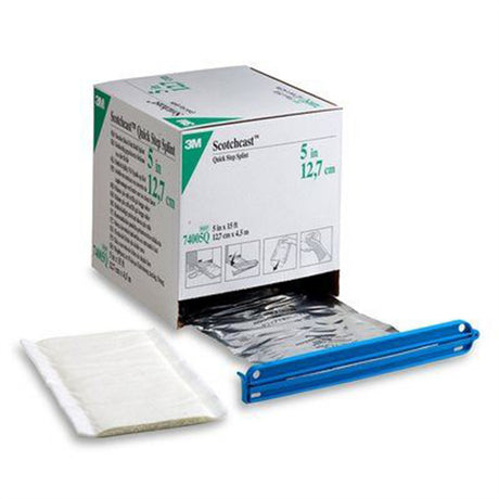 3M SCOTCHCAST QUICK STEP Double Sided Felt Splint, 5" x 15 ft Roll, 1 rl/bx, 2 bx/cs. MPN: 74005Q
