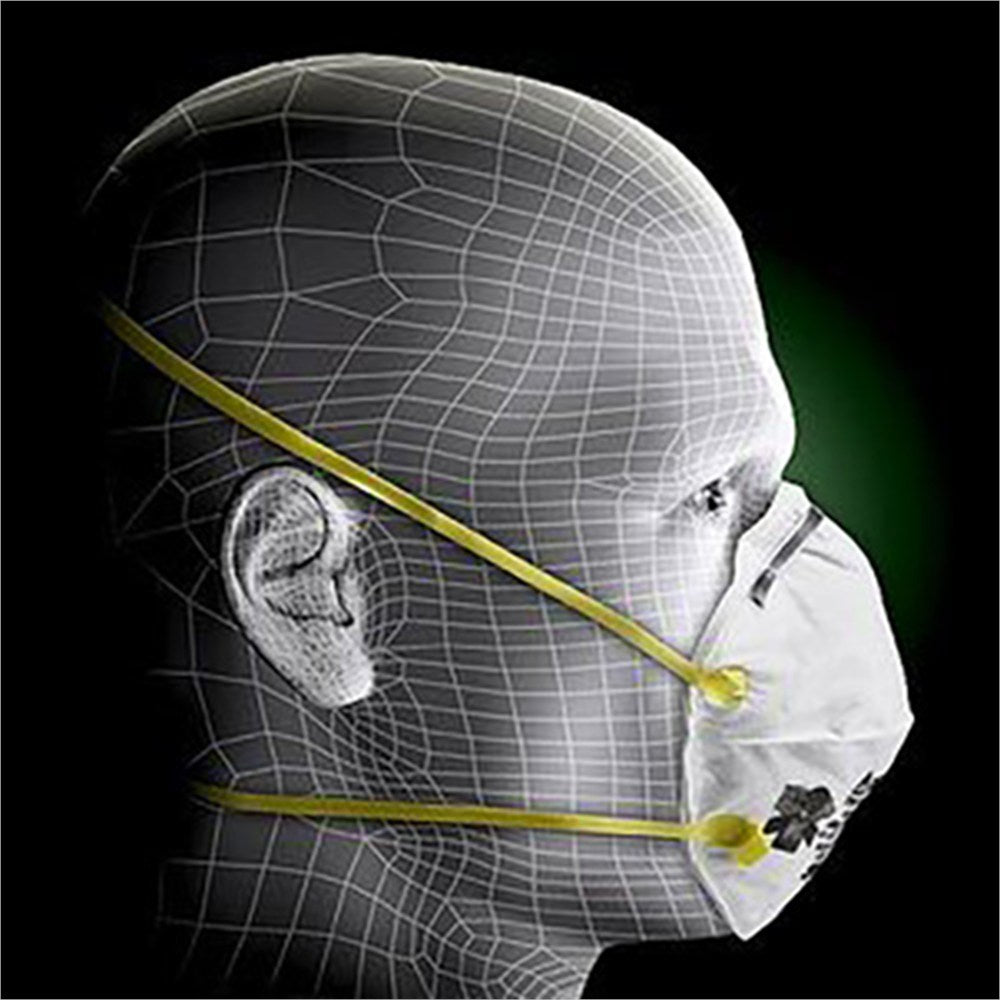 3M OCCUPATIONAL N95 Particulate Respirator / Face Mask, Staple Free Attachment. MPN: 8210 - Image 4