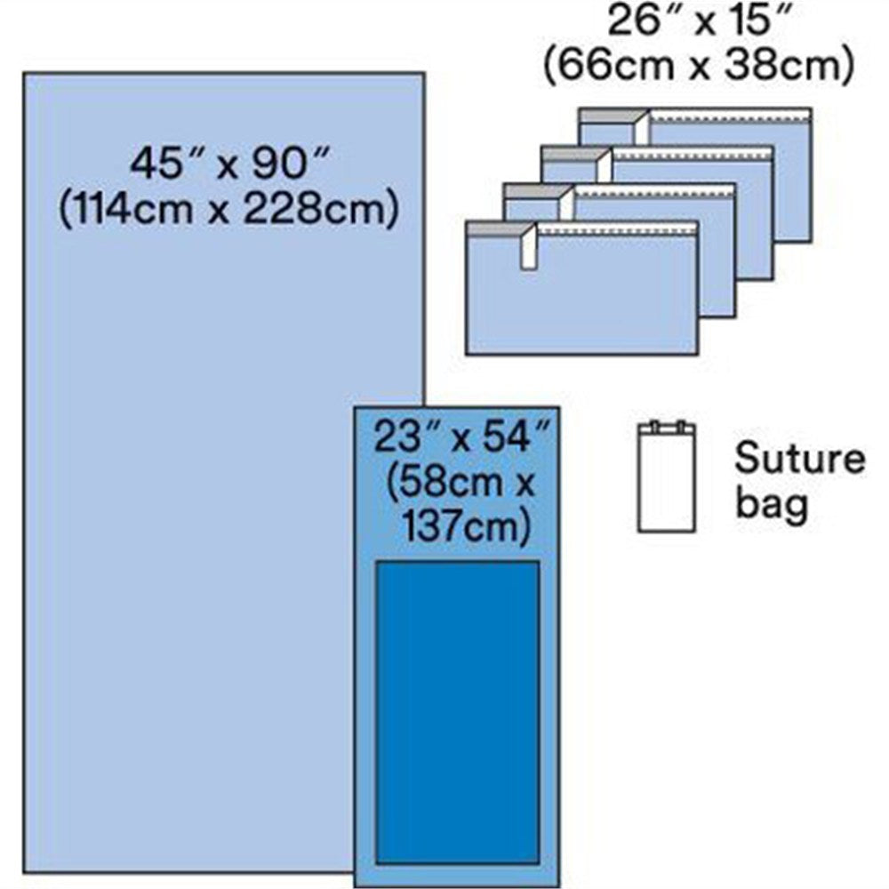 3M STERI-DRAPE Basic Set-Up Pack. MPN: 9020A
