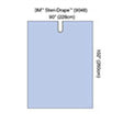 3M Neurology STERI-DRAPE Adhesive Split Sheet, 90" x 102". MPN: 9048