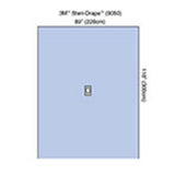 3M STERI-DRAPE Adhesive Aperture Drape, 90" x 118", Oval Adhesive Aperture, 10/box, 2 box/case. MPN: 9050