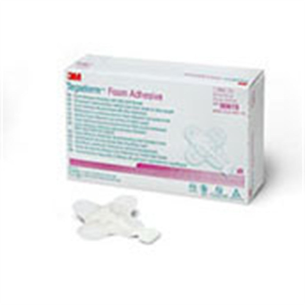 3M TEGADERM Foam Adhesive Dressing, Mini Wrap, 1" x 1", 10/box, 4 box/case. MPN: 90615