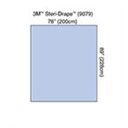 3M STERI-DRAPE Drape Sheet, 78" x 90", Absorbent Impervious Material, 20/box, 2 box/case. MPN: 9079