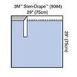 3M STERI-DRAPE Adhesive Towel Drape, 29" x 29", Absorbent Impervious Material, 40/box, 4 box/case. MPN: 9084