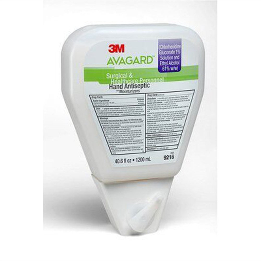 3M AVAGARD Surgical Hand Antiseptic, 1.2 L, 4/cs. MPN: 9216
