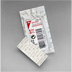 3M STERI-STRIP Adhesive Reinforced Skin Closure, 1/8" x 3", 5 /envelope, 50 env/box, 4 box/case. MPN: R1540