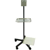 BOVIE Mobile Stand with Smoke Evacuator & Instrument Trays for A800EU & A900 & A1200. MPN: A812-C