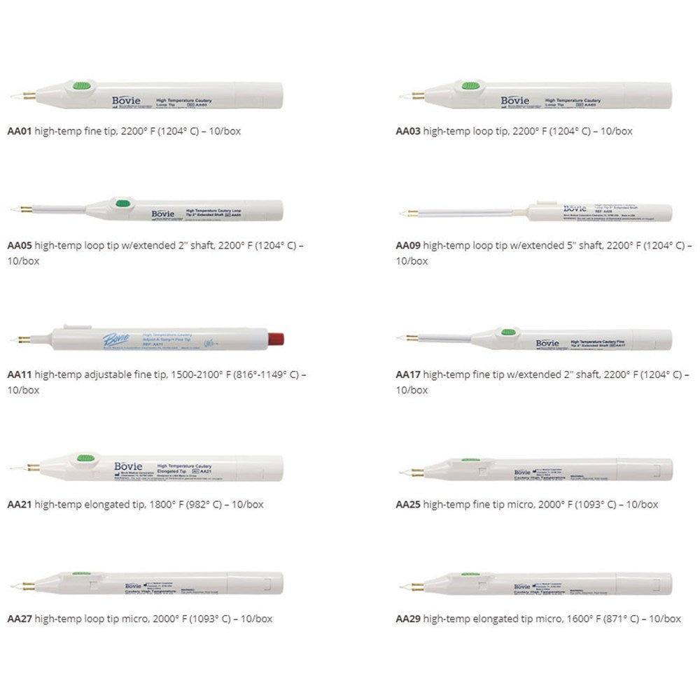 BOVIE Disposable Sterile Cautery, High Temp, Fine Tip, 2200 degree F, 10/box. MPN: AA01 - Image 2