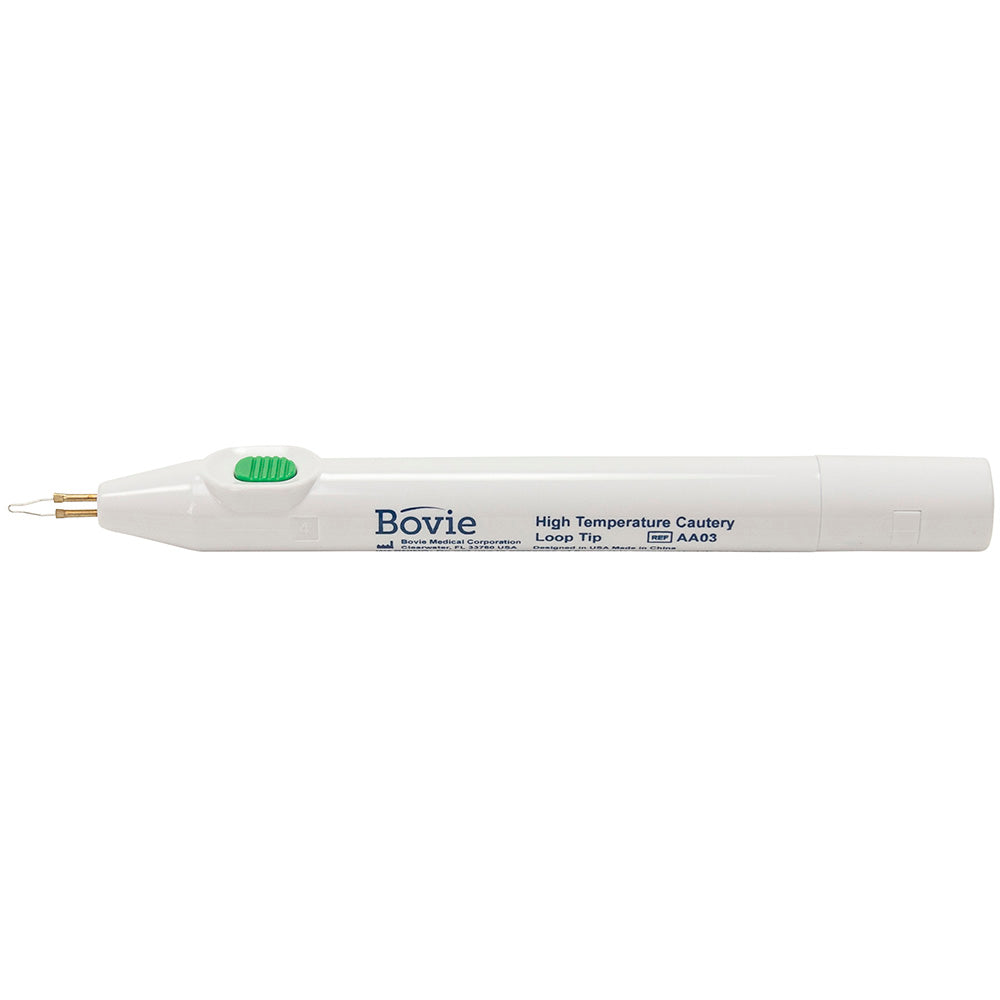 BOVIE Disposable Sterile Cautery, High Temp, Loop Tip, 2200 degree F, 10/box. MPN: AA03