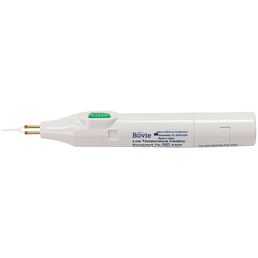 BOVIE Disposable Sterile Cautery, Low Temp, Elongated Fine Tip, 1100 degree F, Ophthalmic, 10/box. MPN: AA04