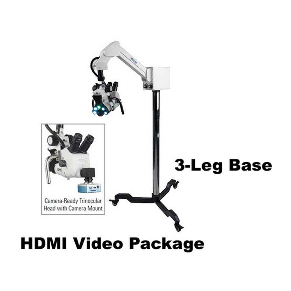 COLPO-MASTER I Suspension-Arm LED Colposcope, HDMI Video Package with HD Camera, 3 Leg Base. MPN: CS-103T-HD