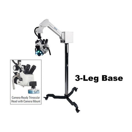 COLPO-MASTER I Suspension-Arm LED Colposcope, Camera Ready Trinocular Zoom Head, 3 Leg Base. MPN: CS-103T-LED
