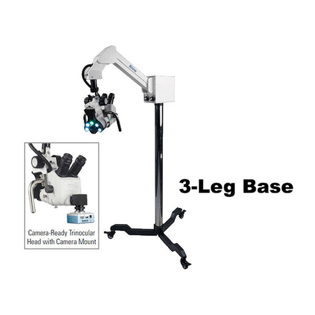 COLPO-MASTER I Suspension-Arm LED Colposcope, Camera Ready Trinocular Zoom Head, 3 Leg Base. MPN: CS-103T-LED
