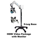 COLPO-MASTER I Suspension-Arm LED Colposcope, HDMI Video Package with HD Camera, & HD 1080p Monitor, 5 Leg Base. MPN: CS-105T-HDM