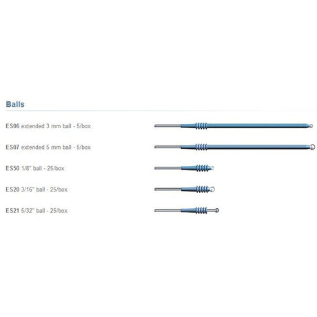 BOVIE Disposable, 5/32" Ball Electrode, 25/box. MPN: ES21 - Image 2