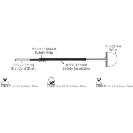BOVIE Electrode, 13mm x 13mm Loop, Reusable, Non-Sterile. MPN: ES45R - Image 2