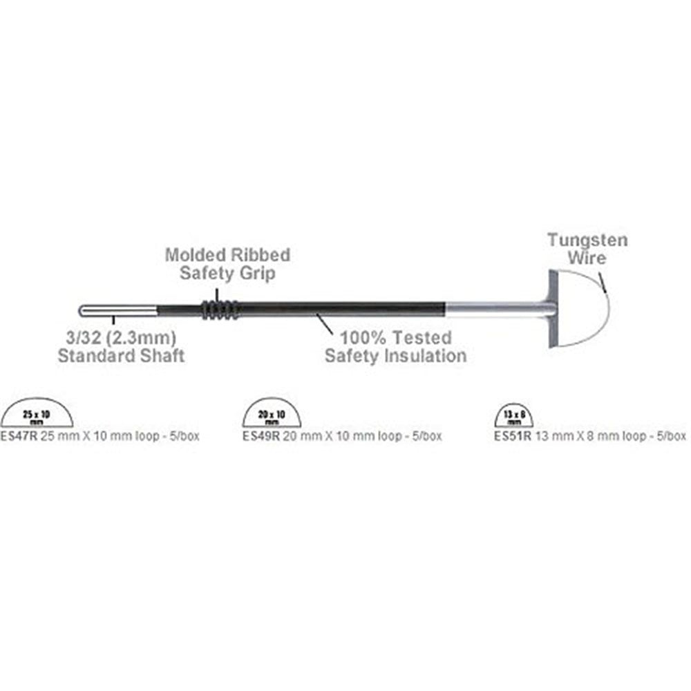 BOVIE Electrode, 25mm x 10mm Loop, Reusable, Non-Sterile. MPN: ES47R - Image 2