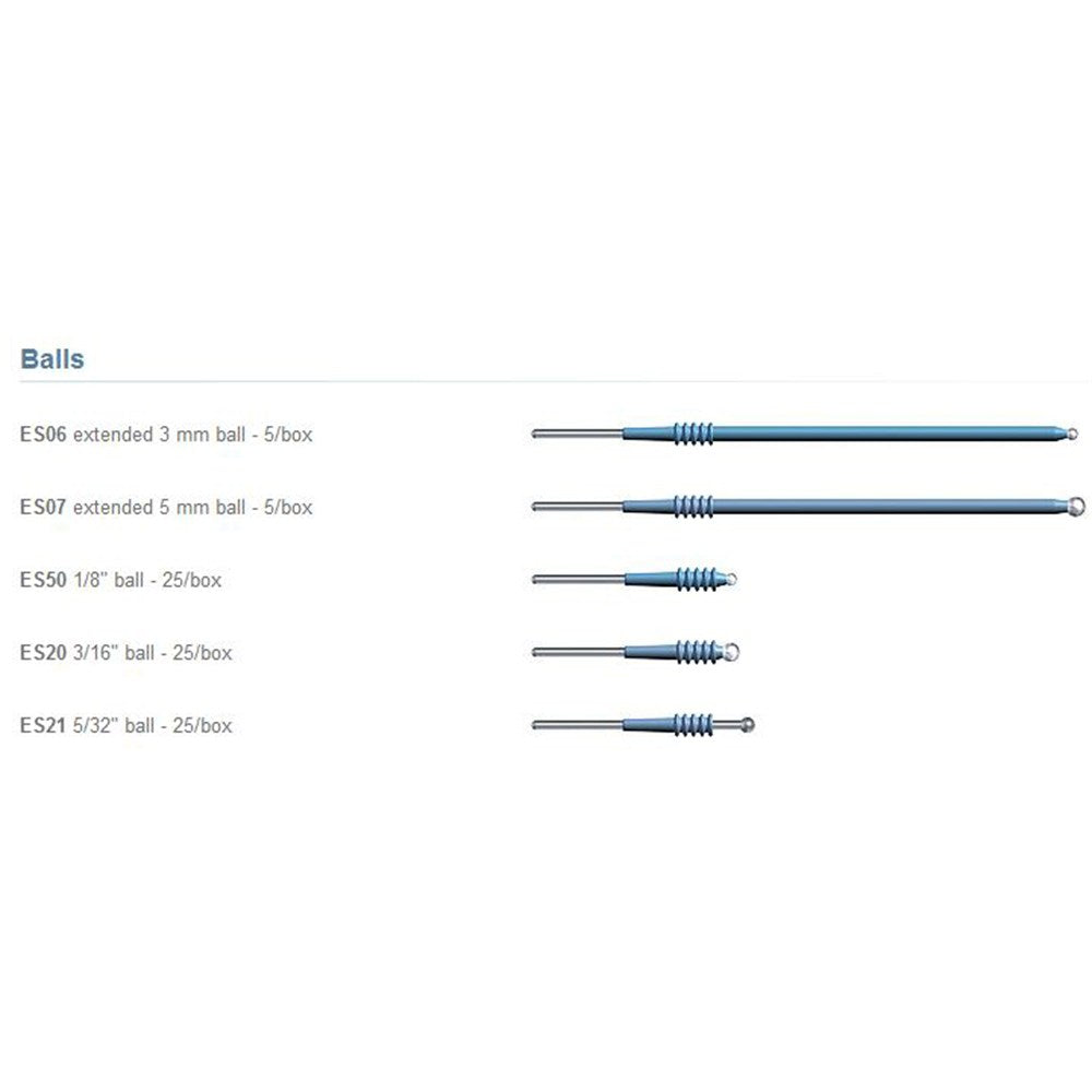 BOVIE Disposable Electrode, 1/8" Ball, 25/box. MPN: ES50 - Image 2