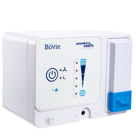 BOVIE Smoke Shark III Smoke Evacuator with filter, single SharkSkin adapter, and Smart Shark remote activator, 120v. MPN: SE03-120 - Image 2