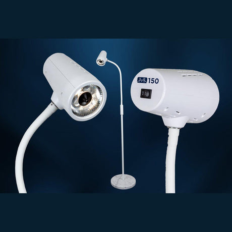 Bovie MI-150 Portable LED Exam Light with Stationary Base. MPN: XLDEM-150
