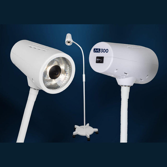 Bovie MI-300 Portable LED Exam Light with Mobile Base. MPN: XLDEM-300
