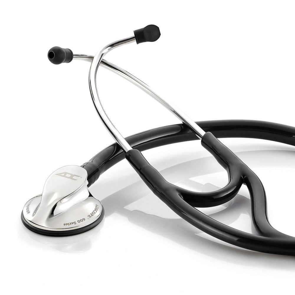 ADC ADSCOPE 600 Platinum Cardiology Stethoscope- BLACK. MPN 600BK