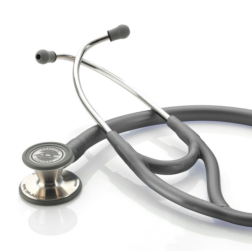ADC ADSCOPE 601 Convertible Cardiology Stethoscope, Metallic Gray. MPN 601MG