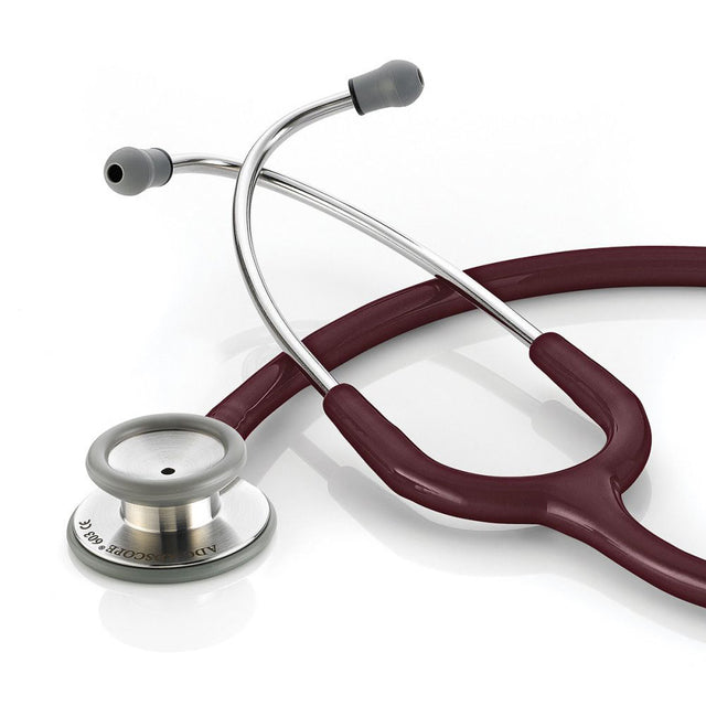ADC ADSCOPE 603 Clinician Adult Stethoscope, BURGUNDY. MPN 603BD