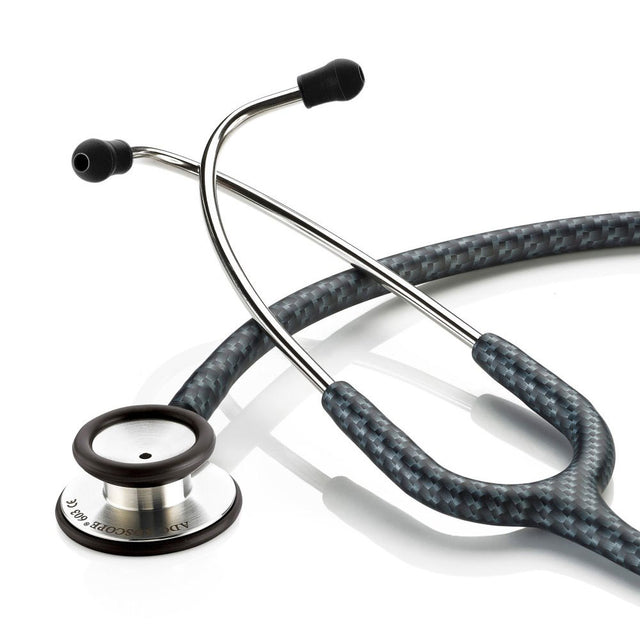 ADC ADSCOPE 603 Clinician Adult Stethoscope, Carbon Fiber. MPN 603CF