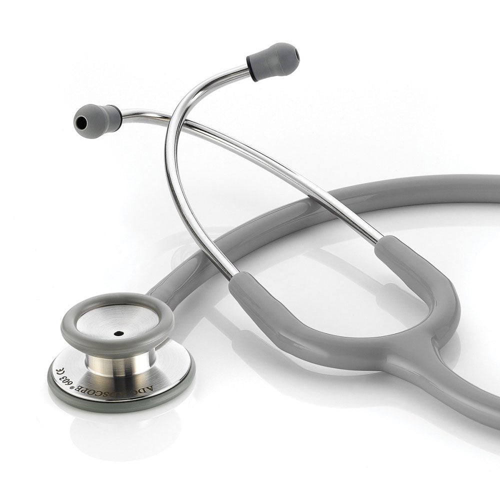 ADC ADSCOPE 603 Clinician Adult Stethoscope, Gray. MPN 603G