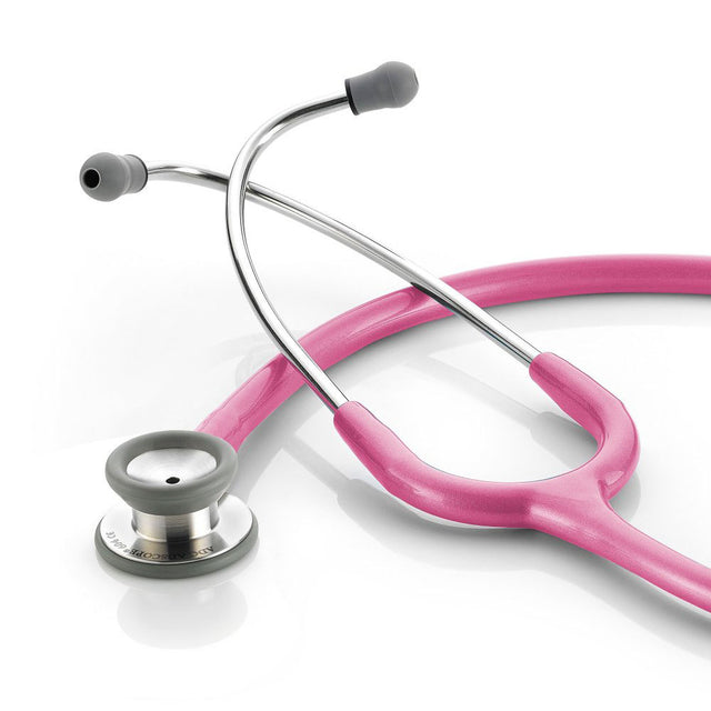 ADC ADSCOPE 604 Pediatric Clinician Stethoscope, Metallic Raspberry. MPN 604MRS