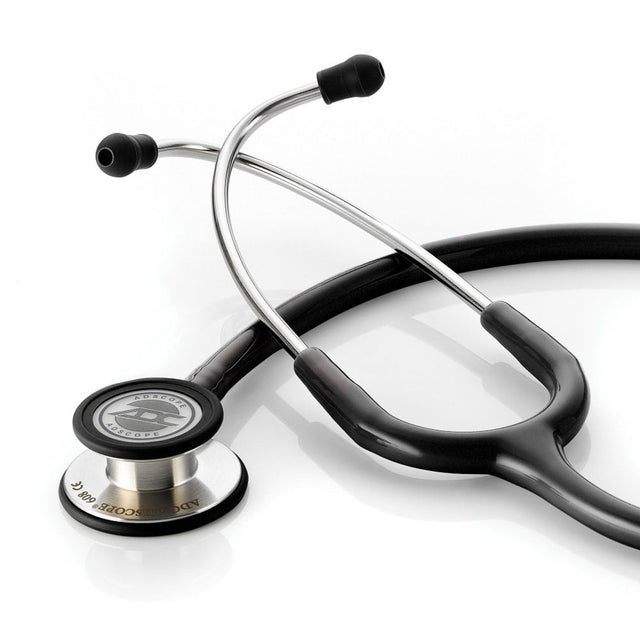 ADC ADSCOPE 608 Convertible Clinician Stethoscope, BLACK. MPN 608BK