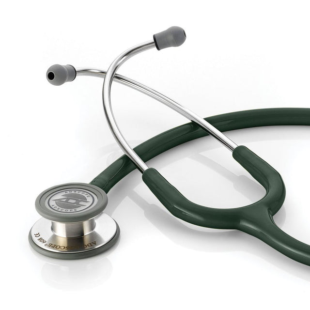 ADC ADSCOPE 608 Convertible Clinician Stethoscope, DARK GREEN. MPN 608DG