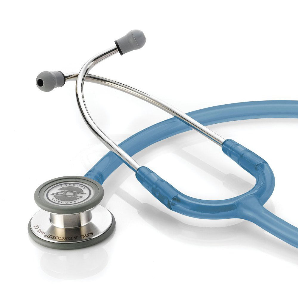 ADC ADSCOPE 608 Convertible Clinician Stethoscope, Sapphire Ice. MPN 608FRB
