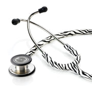 ADC ADSCOPE 608 Convertible Clinician Stethoscope, Zebra. MPN 608ZB