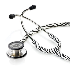 ADC ADSCOPE 608 Convertible Clinician Stethoscope, Zebra. MPN 608ZB