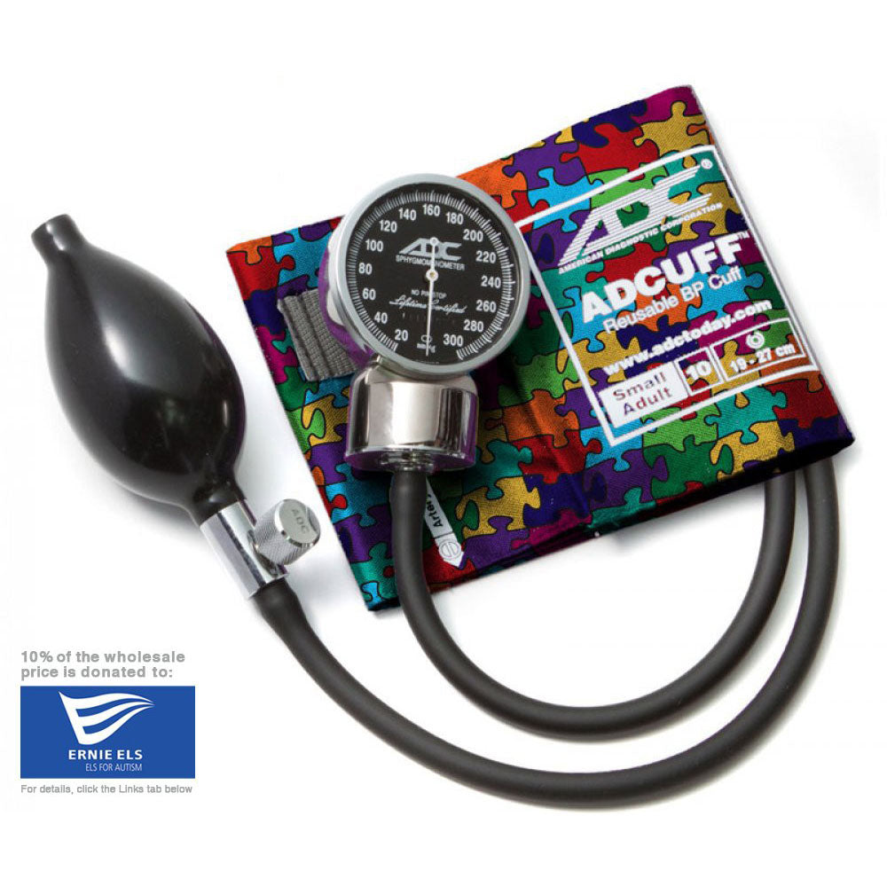 ADC DIAGNOSTIX 700 Small Adult Pocket Aneroid, Puzzle Pieces. MPN 700-10SAPP