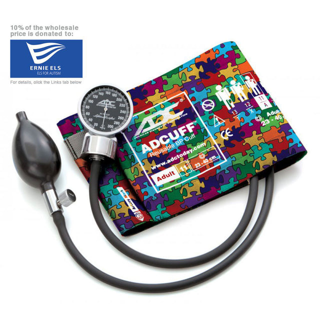ADC DIAGNOSTIX 700 Adult Pocket Aneroid, Puzzle Pieces. MPN 700-11APP