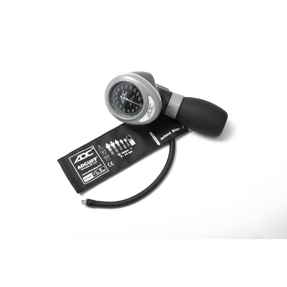 ADC DIAGNOSTIX 703 infant Palm Aneroid, Black. MPN 703-7IBK