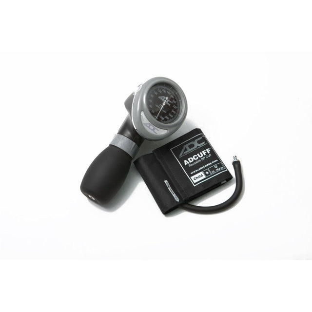 ADC DIAGNOSTIX 703 Child Palm Aneroid, Black. MPN 703-9CBK