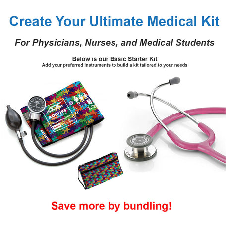 ADC Clinician, Student, OR Nurse Set, PUZZLE PIECES, AUTISM (CREATE YOUR OWN SET) - Image 2