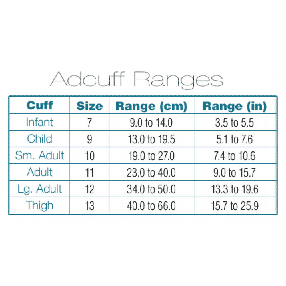 ADC ADCUFF Cuff & Bladder, 1 Tube, ADULT, BLACK. MPN 845-11ABK-1 - Image 2