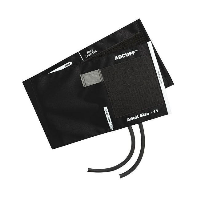 ADC ADCUFF Cuff & Bladder, 2 Tube, ADULT, BLACK. MPN 845-11ABK-2