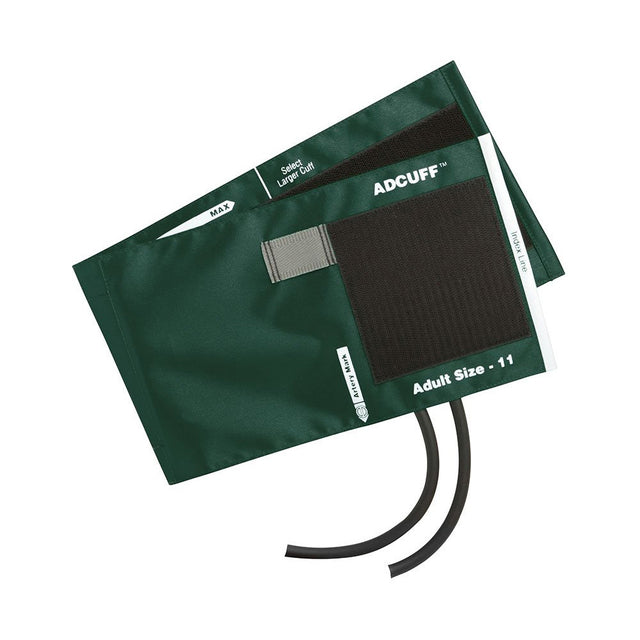 ADC ADCUFF Cuff & Bladder, 2 Tube, ADULT, DARK GREEN. MPN 845-11ADG-2