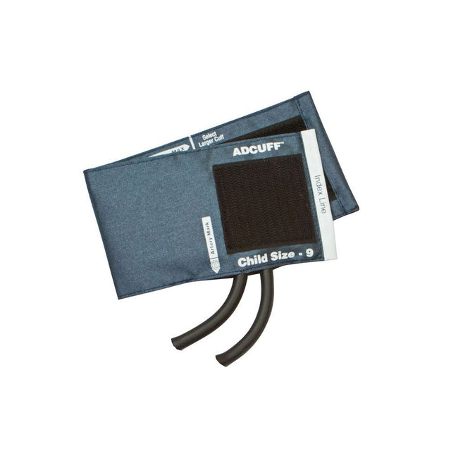 ADC ADCUFF Cuff & Bladder, 2 Tube, CHILD, NAVY. MPN 845-9CN-2