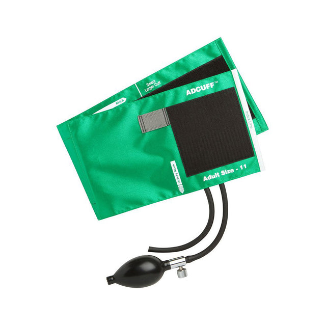 ADC ADCUFF Inflation System, 2-Tube, ADULT, GREEN. MPN 865-11AGR