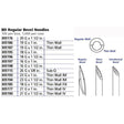 BD PrecisionGlide 16 G x 1-1/2" Regular Bevel Use Needle, Sterile, 100/box, 10 box/case. MPN: 305198