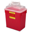 BD Sharps Collector, 6 Gal, Open, Clear Top, Large Open Cap, 12/case. MPN: 305457