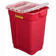 BD Sharps Collector, 17 Gal, Hinged Top, Red, 5/case. MPN: 305610